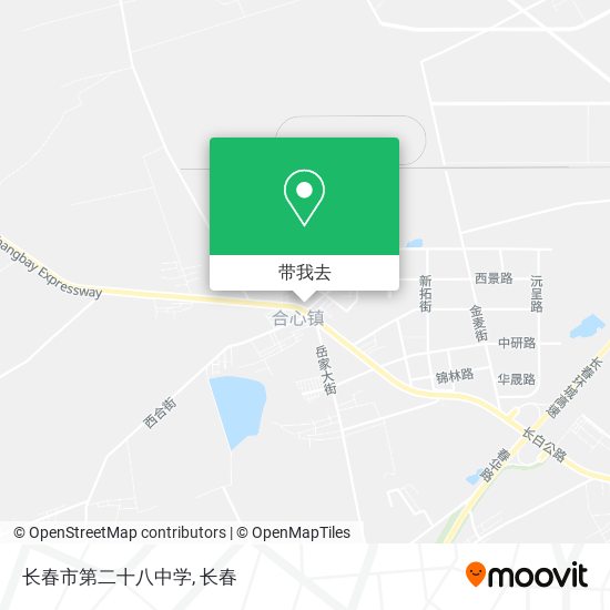 长春市第二十八中学地图