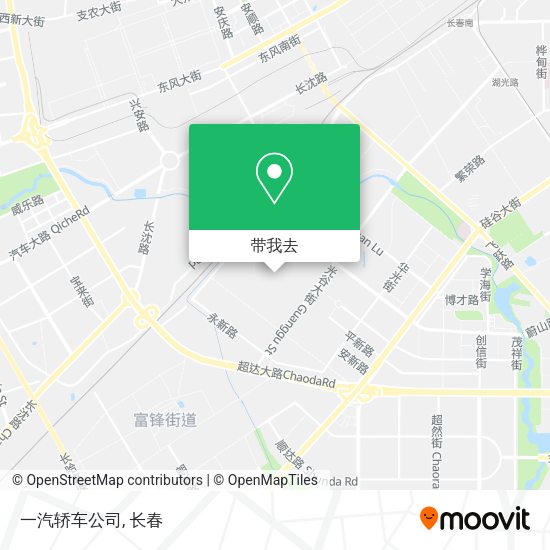 一汽轿车公司地图