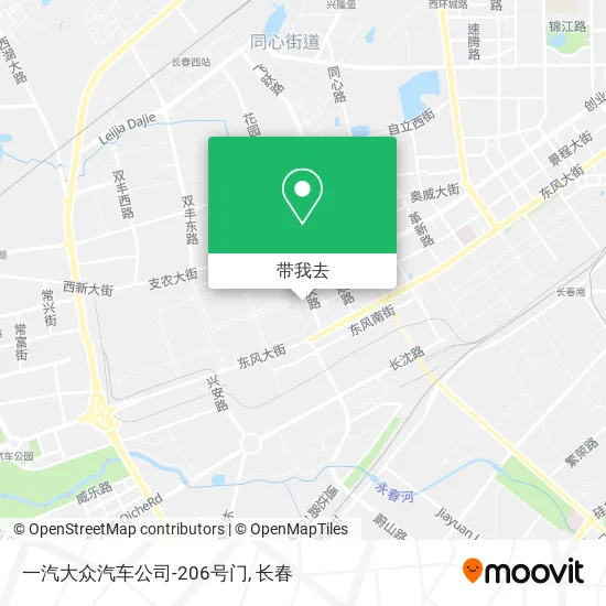 一汽大众汽车公司-206号门地图