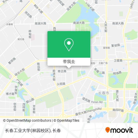 长春工业大学(林园校区)地图