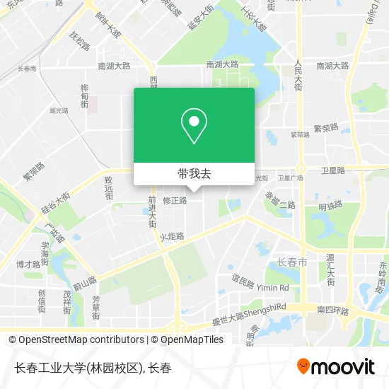 长春工业大学(林园校区)地图