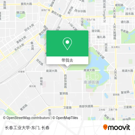 长春工业大学-东门地图