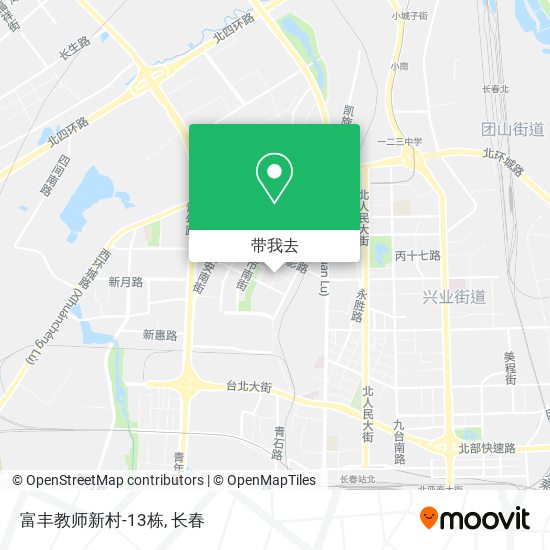 富丰教师新村-13栋地图