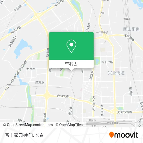 富丰家园-南门地图