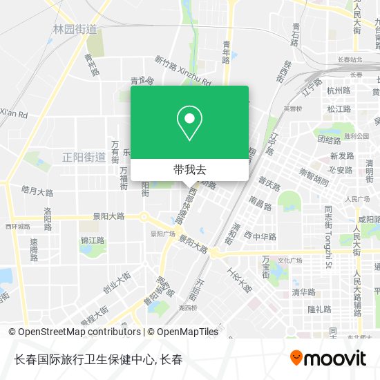 长春国际旅行卫生保健中心地图
