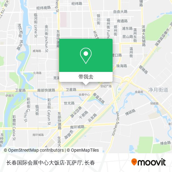 长春国际会展中心大饭店-瓦萨厅地图