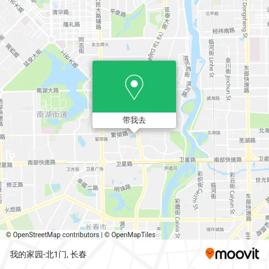 我的家园-北1门地图