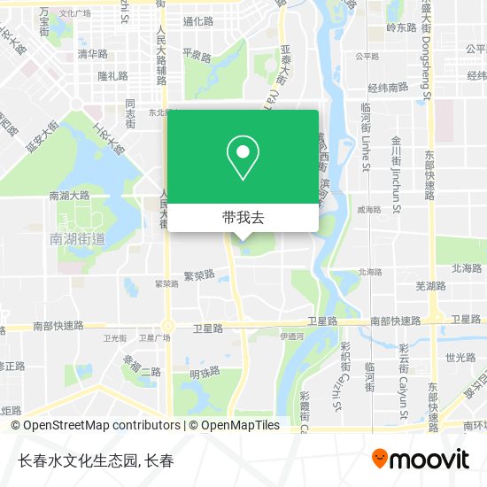 长春水文化生态园地图