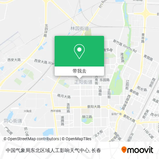 中国气象局东北区域人工影响天气中心地图
