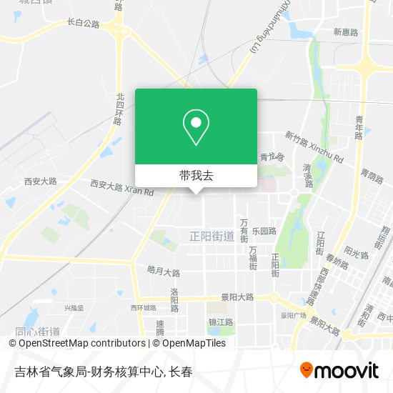 吉林省气象局-财务核算中心地图