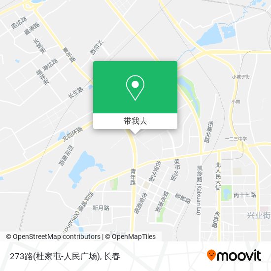 273路(杜家屯-人民广场)地图