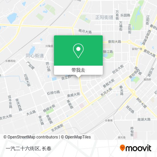 一汽二十六街区地图