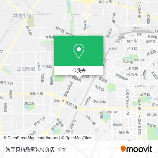 淘宝贝精品童装特价店地图