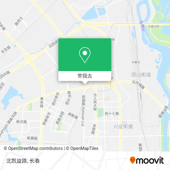 北凯旋路地图