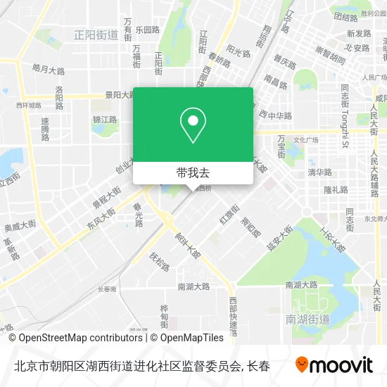 北京市朝阳区湖西街道进化社区监督委员会地图