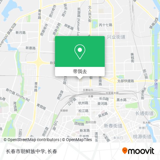 长春市朝鲜族中学地图