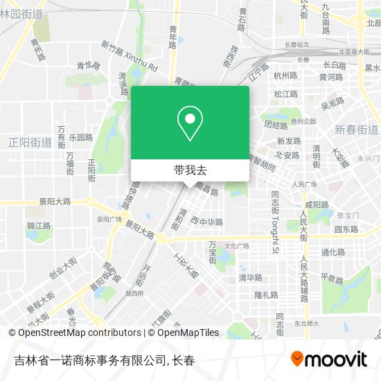 吉林省一诺商标事务有限公司地图