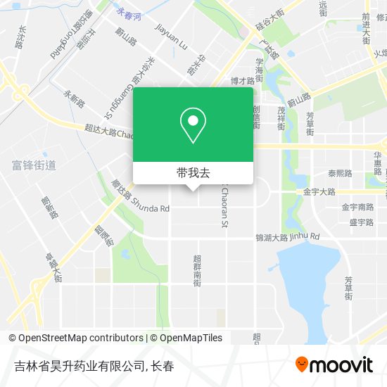 吉林省昊升药业有限公司地图