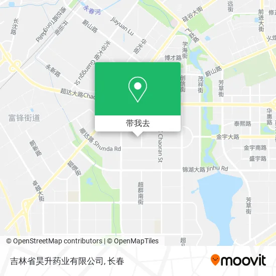 吉林省昊升药业有限公司地图