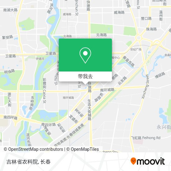 吉林省农科院地图