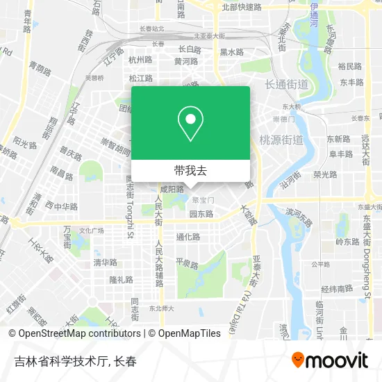 吉林省科学技术厅地图