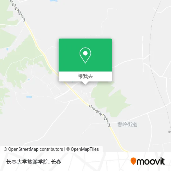 长春大学旅游学院地图
