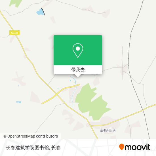 长春建筑学院图书馆地图