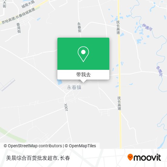 美晨综合百货批发超市地图