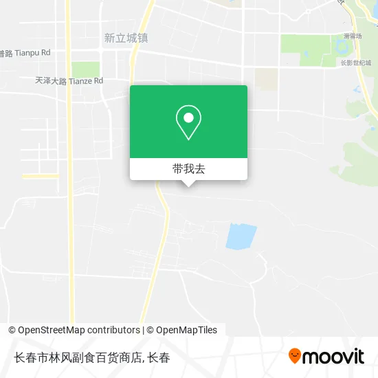 长春市林风副食百货商店地图
