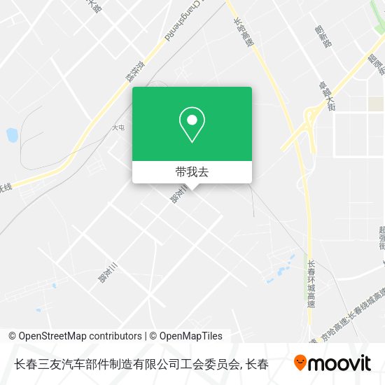 长春三友汽车部件制造有限公司工会委员会地图
