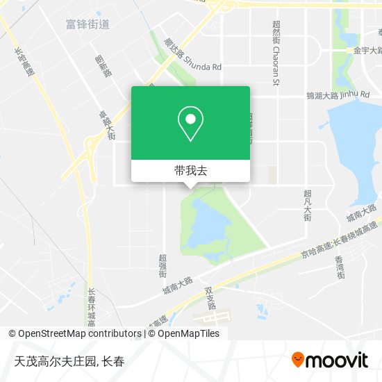 天茂高尔夫庄园地图