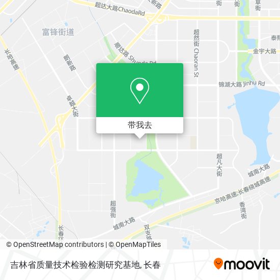 吉林省质量技术检验检测研究基地地图