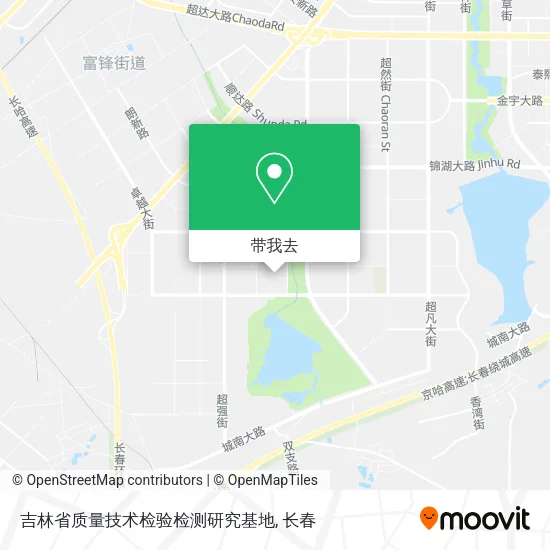 吉林省质量技术检验检测研究基地地图