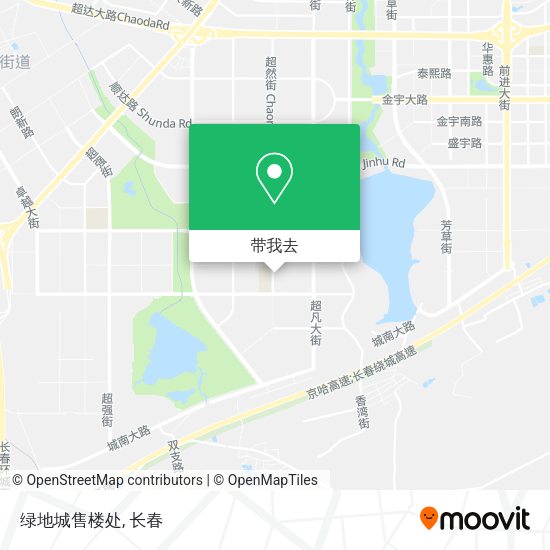 绿地城售楼处地图