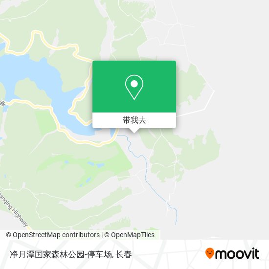 净月潭国家森林公园-停车场地图