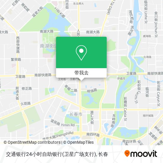交通银行24小时自助银行(卫星广场支行)地图