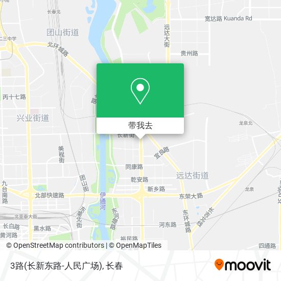 3路(长新东路-人民广场)地图