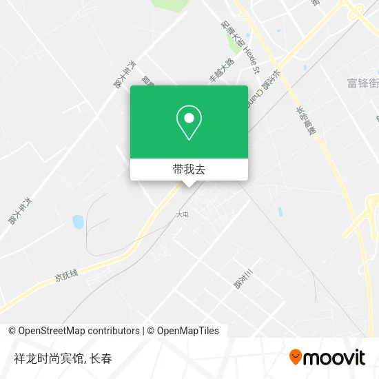 祥龙时尚宾馆地图