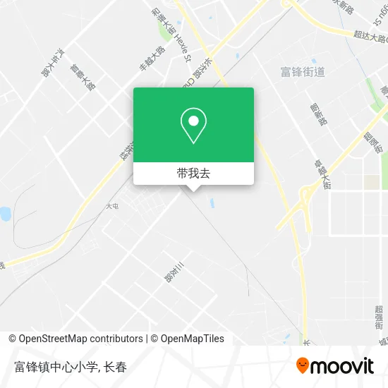 富锋镇中心小学地图