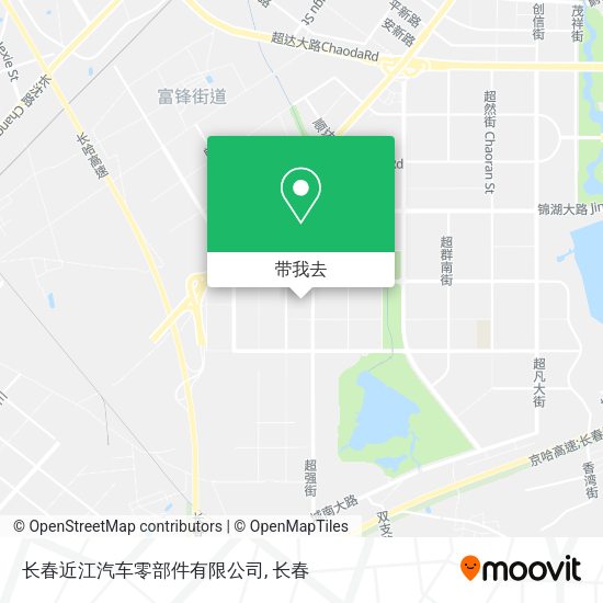 长春近江汽车零部件有限公司地图