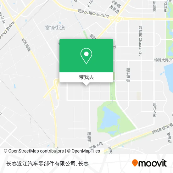 长春近江汽车零部件有限公司地图
