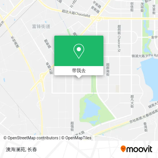 澳海澜苑地图