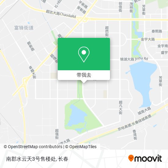 南郡水云天3号售楼处地图