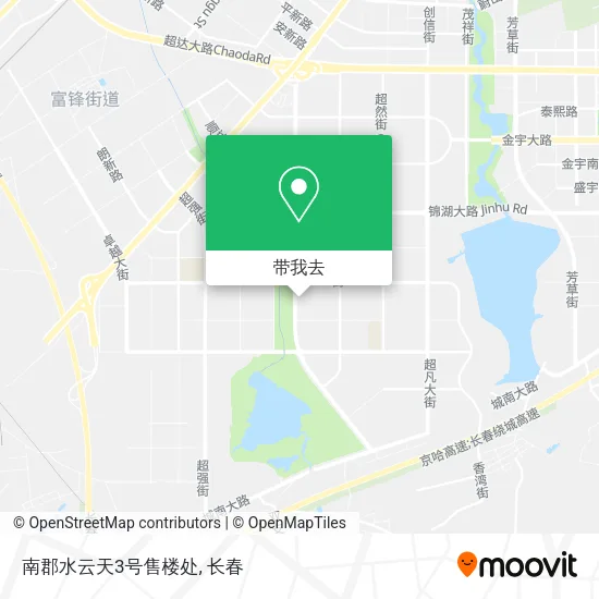 南郡水云天3号售楼处地图