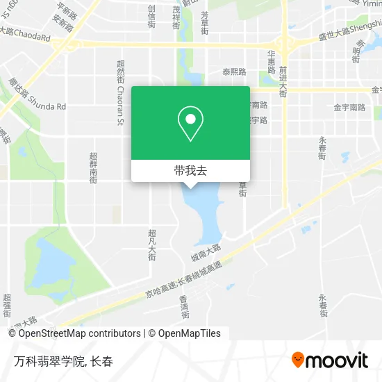 万科翡翠学院地图