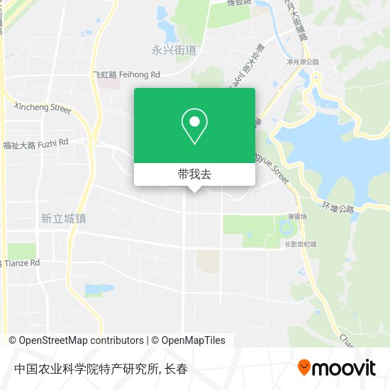中国农业科学院特产研究所地图