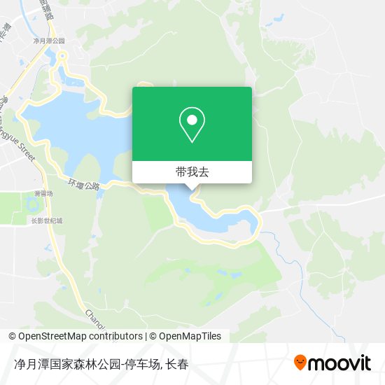 净月潭国家森林公园-停车场地图