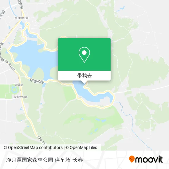 净月潭国家森林公园-停车场地图
