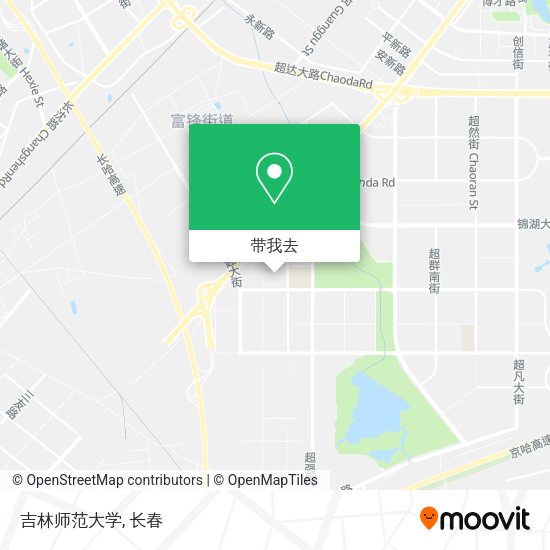 吉林师范大学地图