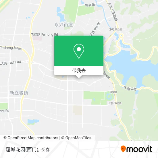 蕴城花园(西门)地图